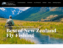Tablet Screenshot of bestofnzflyfishing.com